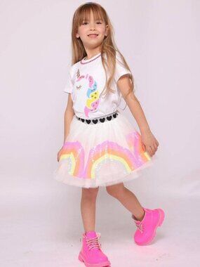 Neon Rainbow Tutu Skirt